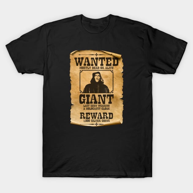 Princess Bride - Wanted Poster - Giant T-Shirt by Barn Shirt USA